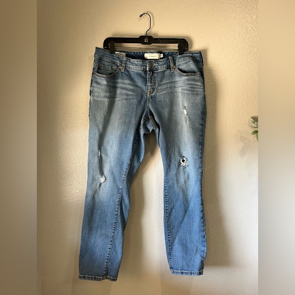 torrid Denim - Torrid Women’s Light Blue Distressed Boyfriend Jeans Street wear Casual Sz 16